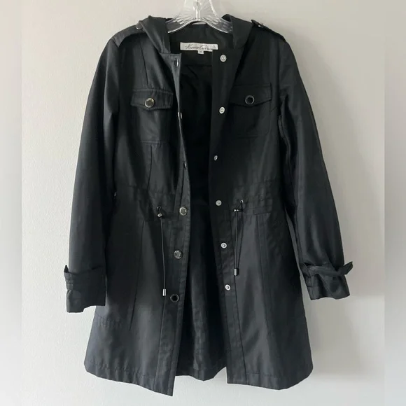 Kenneth Cole Black Rain Jacket - Picture 7 of 7